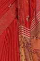 Buy Hand Embroidered Ghicha Silk Saree 