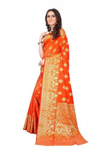 Buy Shaded Kanchipuarm Party Wear Saree  by Shree Creation