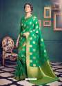 Buy Shaded Kanchipuarm Party Wear Saree  thumb 2