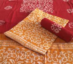 Ladies Cotton Batik Unstitched Salwar Suit 