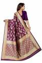 Buy Banarasi Cotton Silk Saree By Hinayat Fashion thumb 1