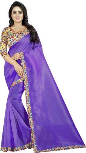 Buy Plain Polycotton Saree By MANJULA SAREE  by Manjula Saree