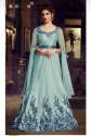 stylish-sky-blue-ladies-gown