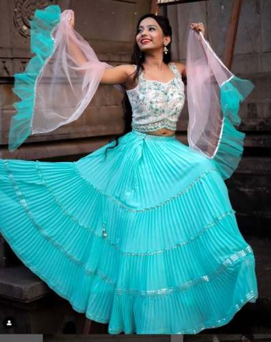 Classy Girls Ruffle Style Lehenga 
