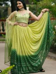 Fabulous Bright Color Girlish Lehenga