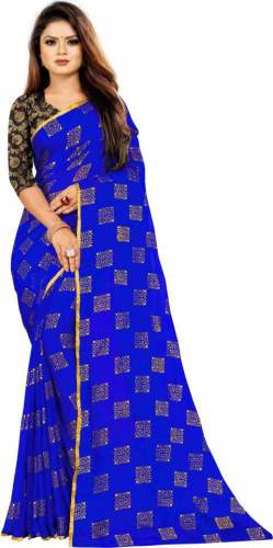 Buy Fancy Chiffon Saree By RHEY Brand by Rhey