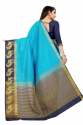 Buy Kanjivaram Pure Silk Saree By RHEY Brand thumb 2