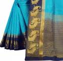 Buy Kanjivaram Pure Silk Saree By RHEY Brand thumb 3