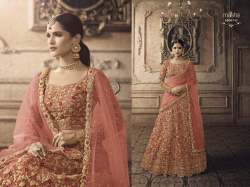 Functional Wear Light Color Embroidered Lehenga