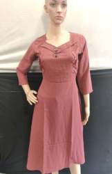 plain designer western one piece 