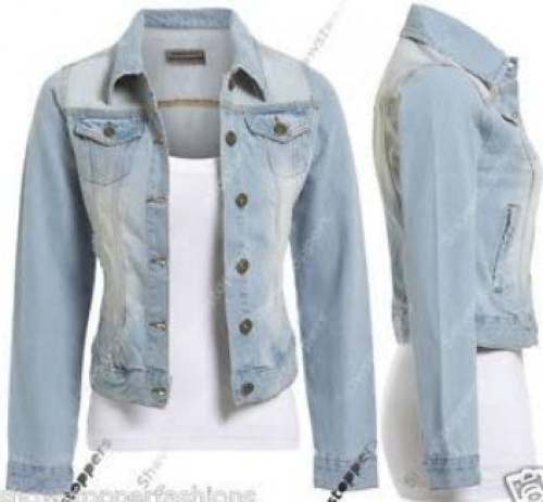 Denim Jacket For Girls by Agastika Handpicked Collection