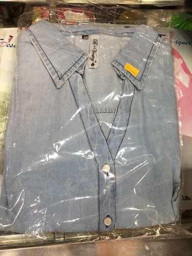 Fancy Ladies Denim Shirt by Teens Outfits