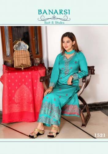 Fancy Jacquard Silk Dress Material 