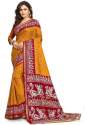 Buy Printed Art Silk Saree By Shree Shan Fashion