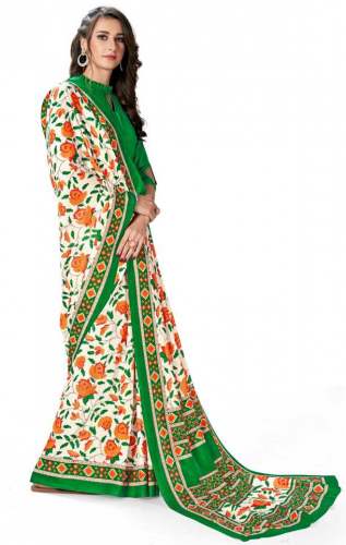 Get Printed Fashion Art Silk Saree By shree shan by Shree Shan Fashion