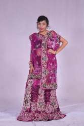 Dulhan Net Hand Work Lehenga 