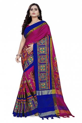 Buy Linen Blend Saree By DipDiya by DipDiya