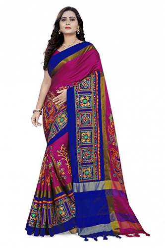 Buy Linen Blend Saree By DipDiya