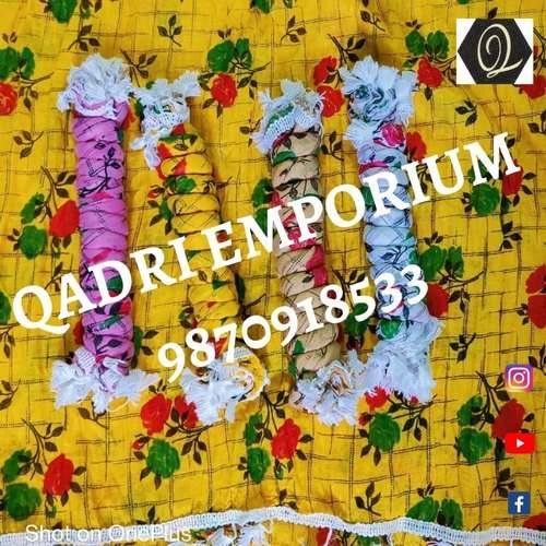 Lace Work Printed Cotton Dupatta  by Qadri Emporium