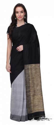 Get Handloom Cotton Saree By The Weave Traveller by THE WEAVE TRAVELLER