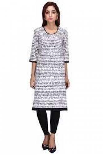 Formal wear Cotton Printed Kurti  by Sai Creation