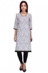 Formal wear Cotton Printed Kurti 