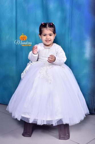 Stylish Lavender Color Baby Girl Frock 