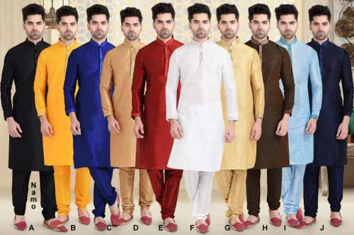 Festival Wear Plain Mens Kurta Collection  by Janta Apparels