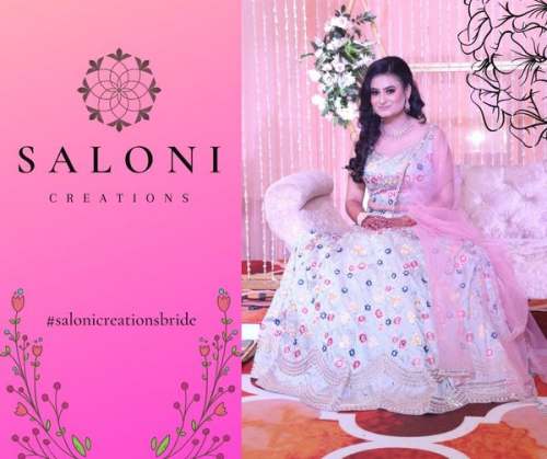 Unique Multi color Ceremonial Lehenga  by Saloni Creation