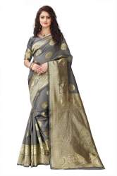 Buy Banarasi Art Silk Saree By Om Shantam Sarees 