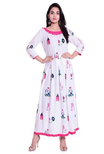 Buy Anarkali Kurtis By Mylooms Brand For Ladies by Mylooms