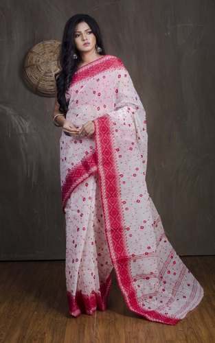 latest trend Designer cotton printed saree  by God Will Executors