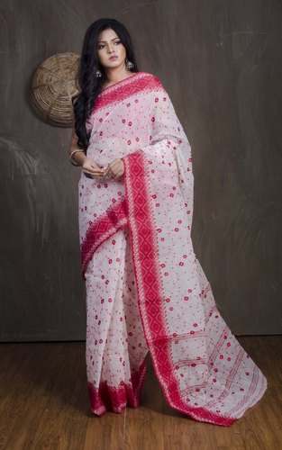 latest trend Designer cotton printed saree 