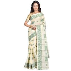 Get Woven Cotton Saree By Raj Sarees Brand