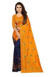 Buy Embroidered Saree By Nine Sister Brand