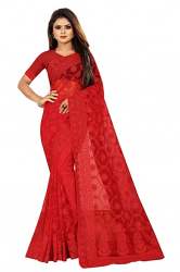 Buy Fancy Embroidered Saree By Nine Sister Brand