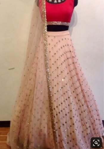 stylish light work lehenga choli  by BE YOU