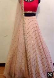 stylish light work lehenga choli 