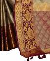 Buy Kanjivaram Silk Saree By Aurima Brand thumb 4