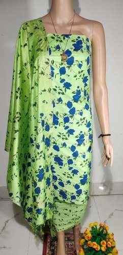 Katan Silk Unstitched Salwar Suit