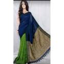 Ladies Linen Ghicha Silk Saree thumb 1