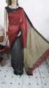 Ladies Linen Ghicha Silk Saree thumb 2