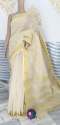Ladies Stylish Tissue Linen Saree thumb 3