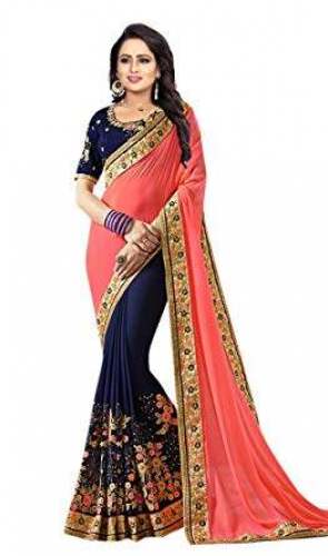 Wedding wear Half Lehenga Style Saree by Royal Textile Market