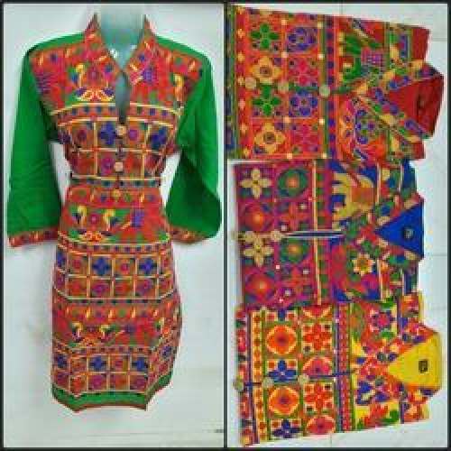 Ladies Kachhi Work Fancy Long Sleeve Kurtis  by Biba Store