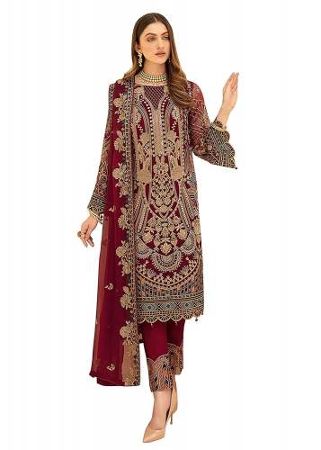 Anjani Lifestyle womens faux georgette salwar suit