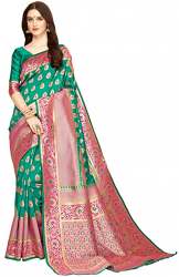 Buy KEDARFAB Banarasi Silk Saree For Women