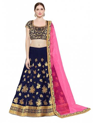 Buy Kedarfab Taffeta Lehenga Choli At Wholesale