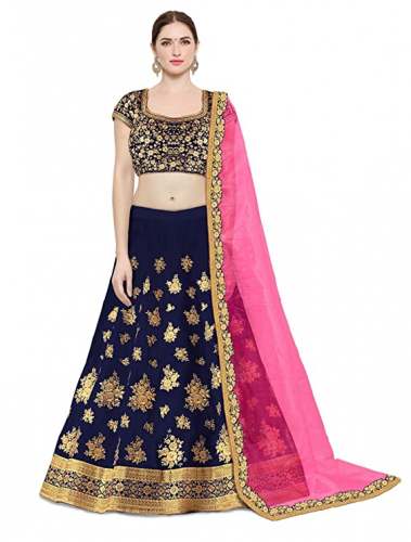 Buy Kedarfab Taffeta Lehenga Choli At Wholesale by Kedarfab