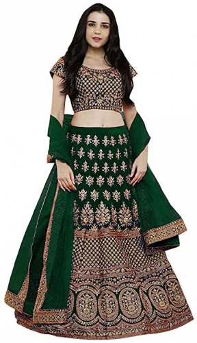 Buy Taffeta Silk Lehenga Choli By Kedarfab by Kedarfab